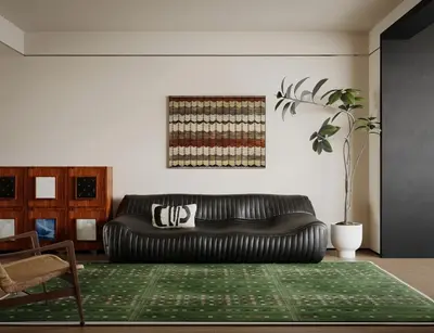 Mid-Century Modern Home Living Room