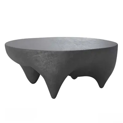Organic Concrete Coffee Table 3d model