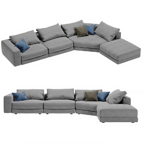 Modern Irregular-shaped Sofa