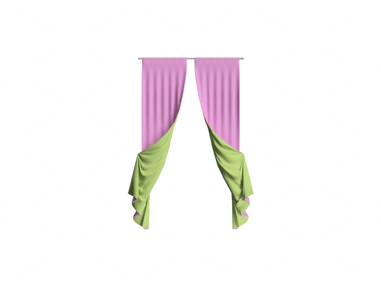 Curtains 3D Models 2