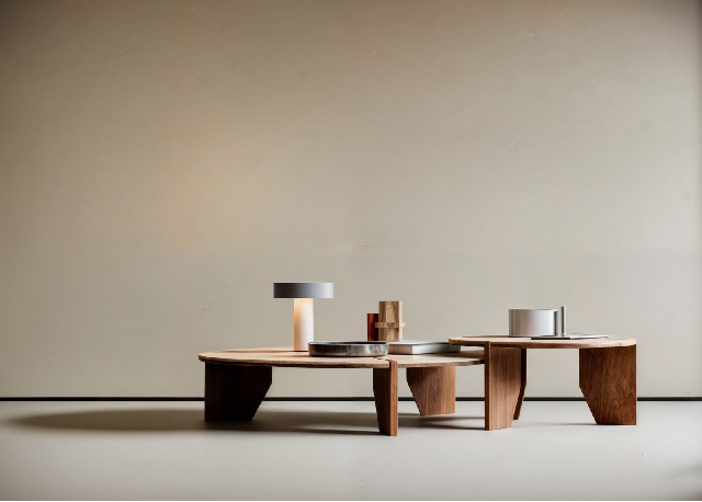 Mid-Century Modern Side Table Set