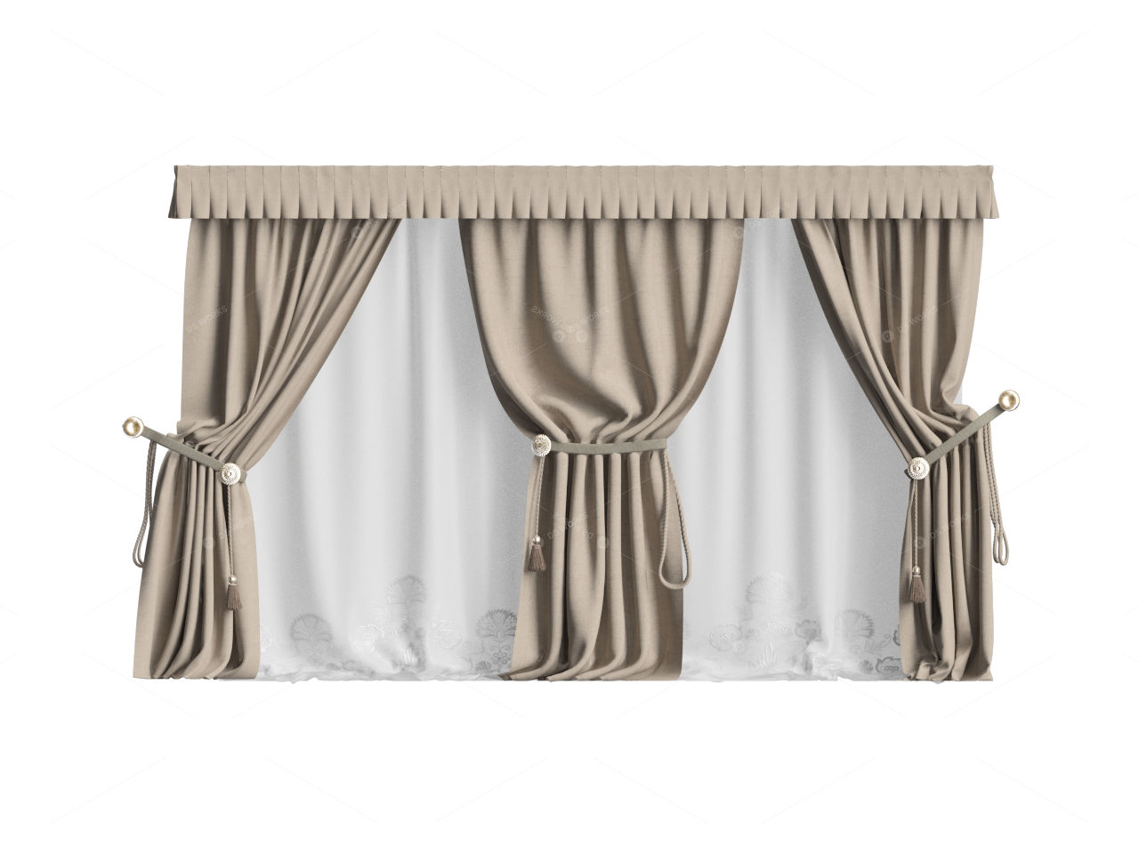 Curtains 3D Models 2