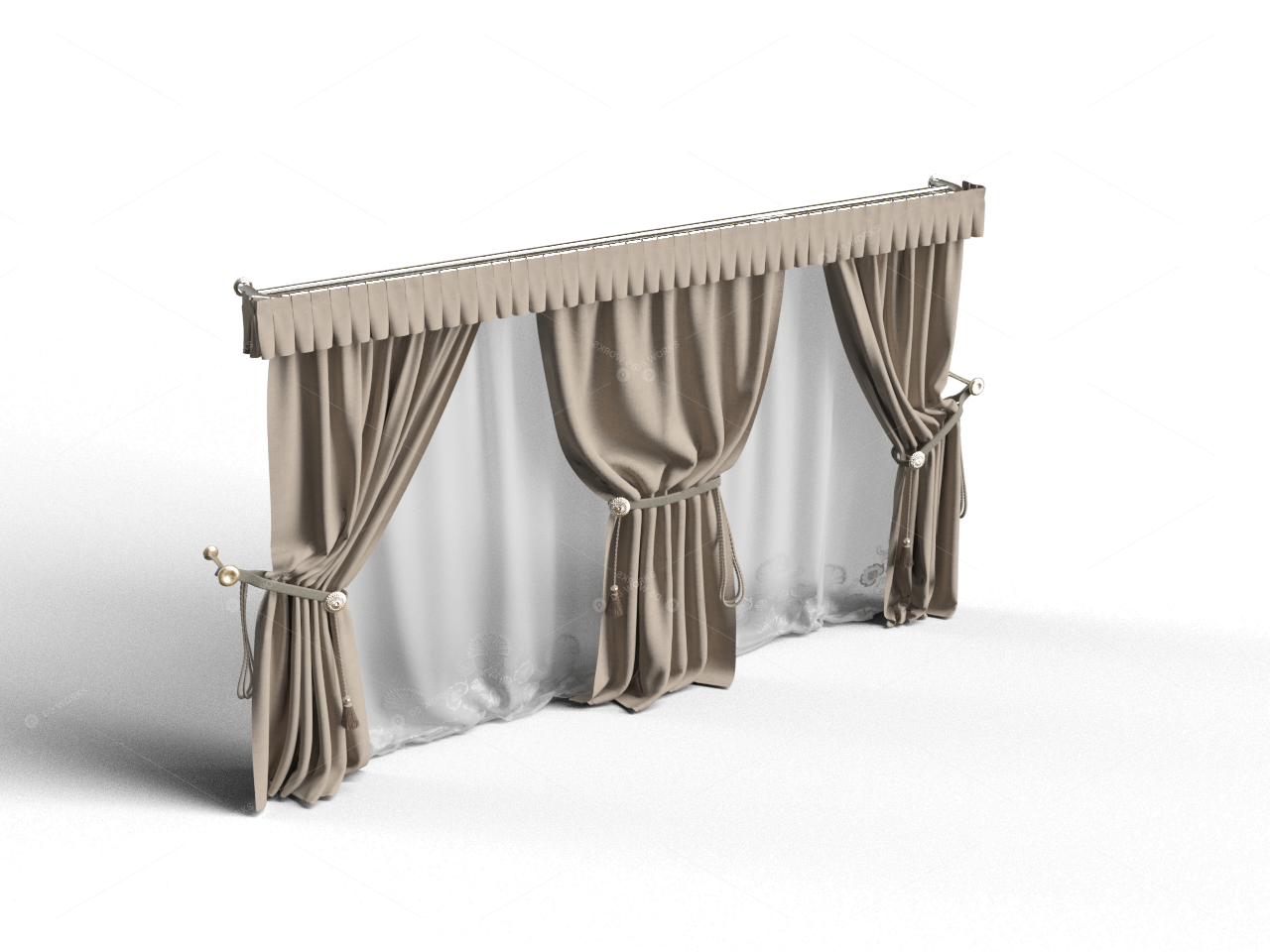 Curtains 3D Models