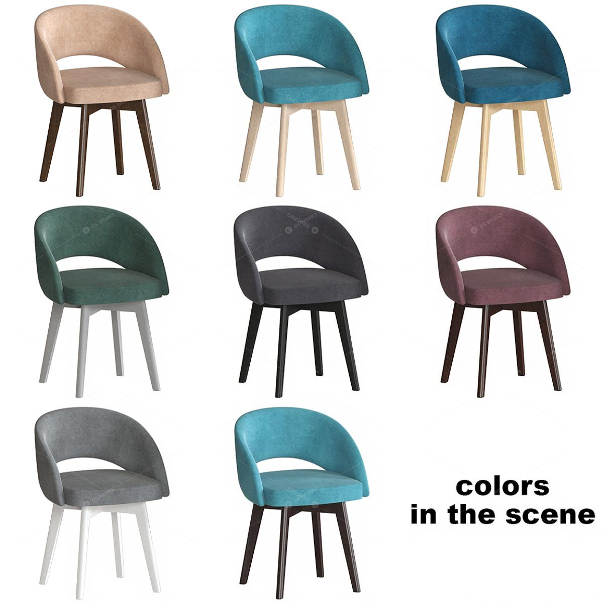 Chairs 3D Models 2