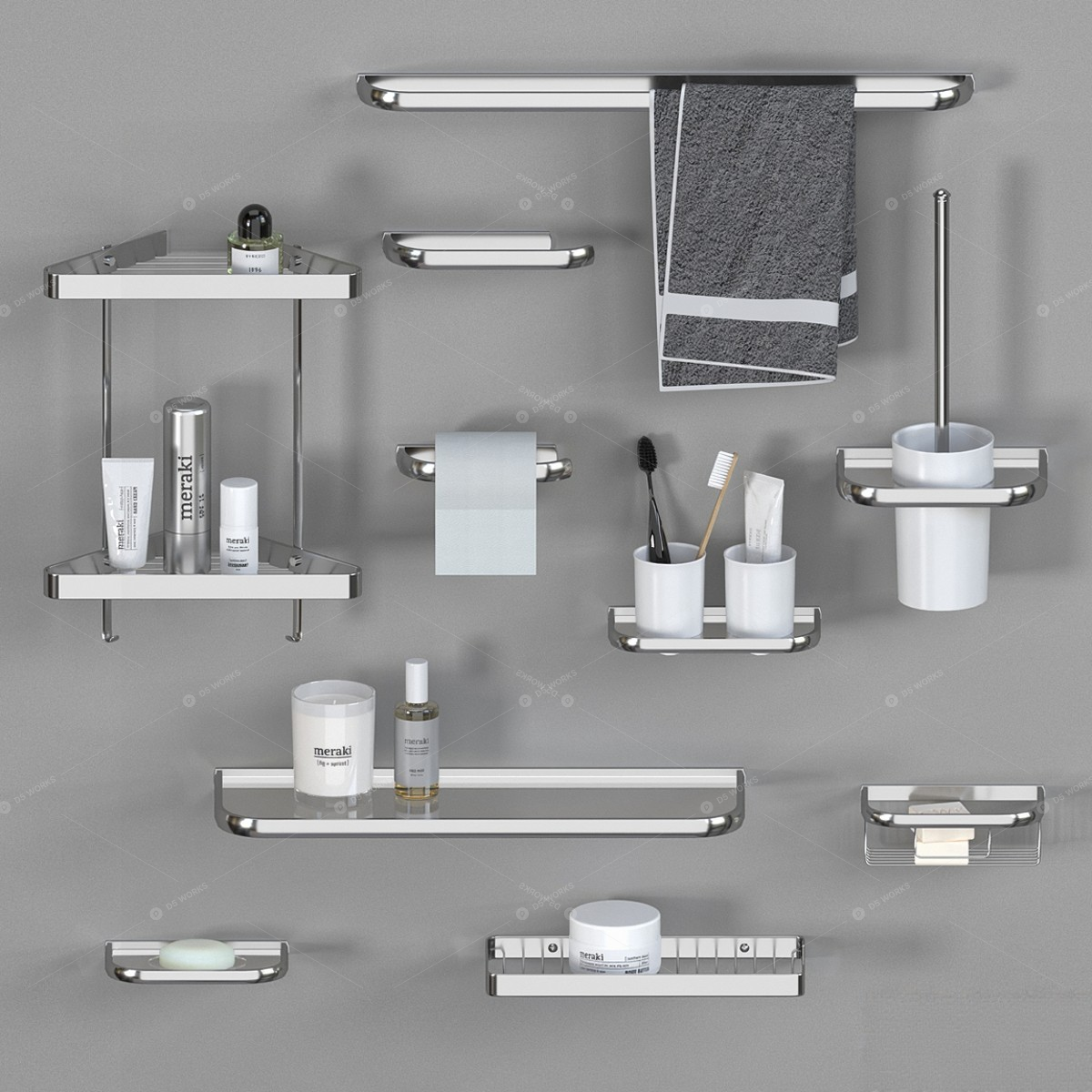 Bathroom Fixtures 3D Models 2