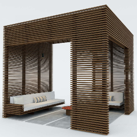 Modern Outdoor Table & Chairs Set