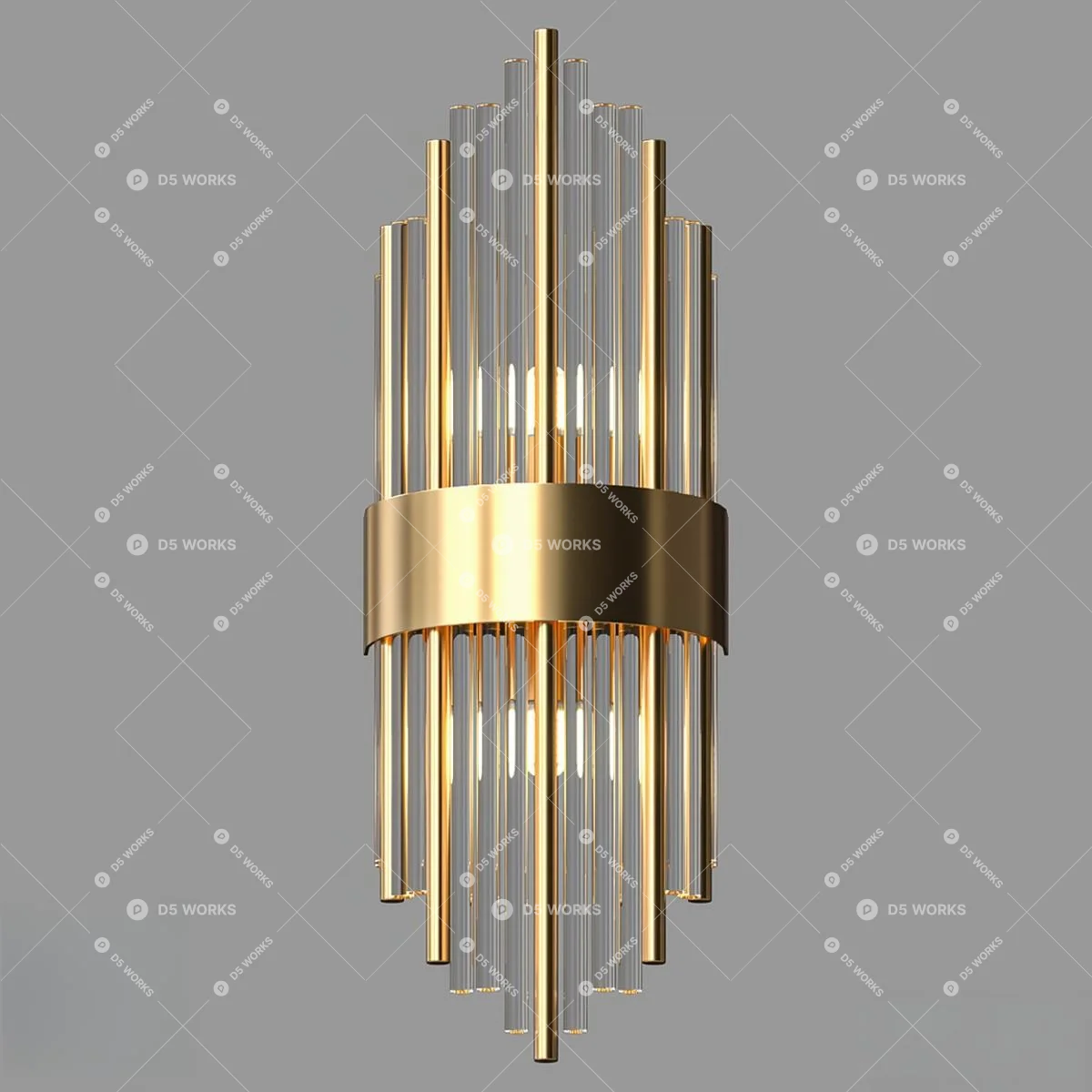 Contemporary Wall Lamp 3d model - Image 1
