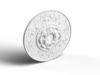 Ornate Ceiling Medallion 3d model