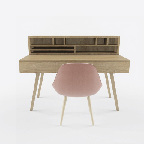 Modern Desk & Chair Set