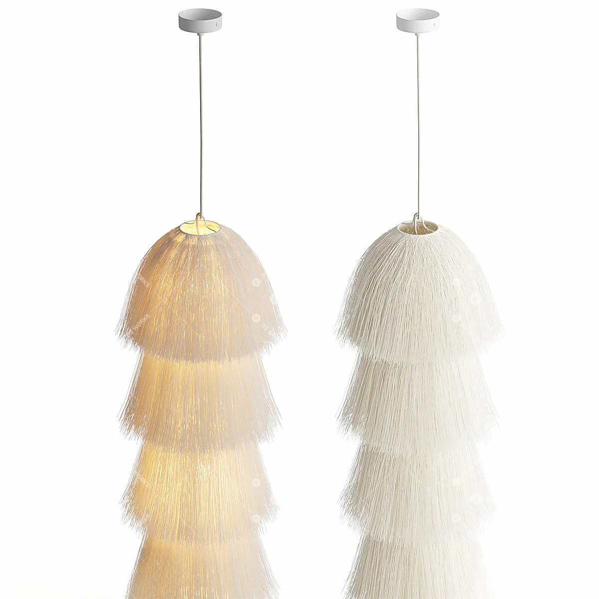 Pendant Light 3d model thumbnail 2