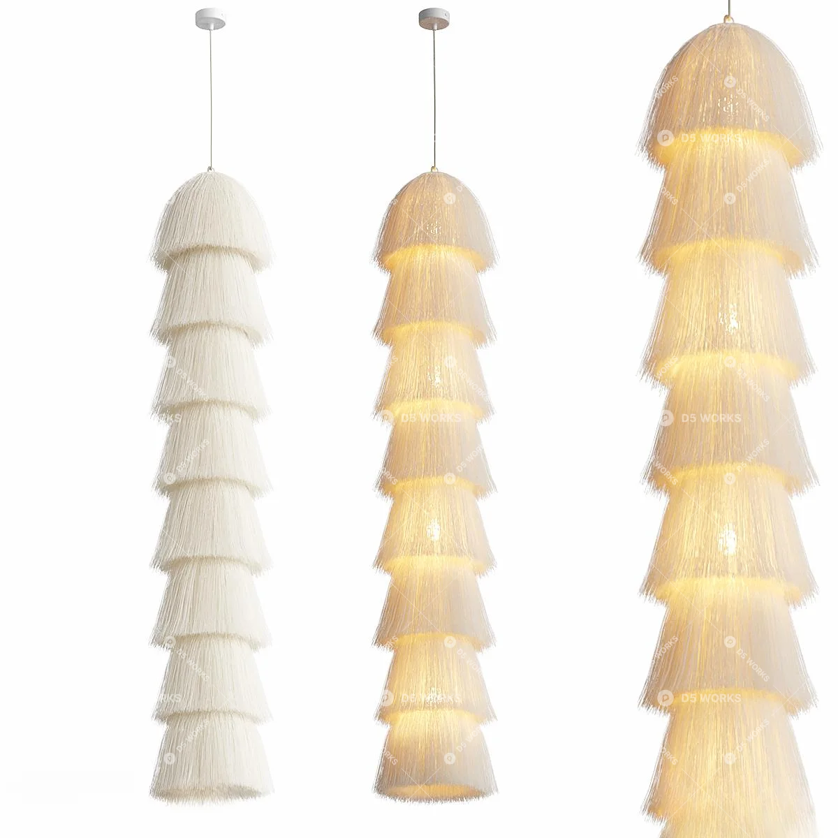 Pendant Light 3d model thumbnail 4