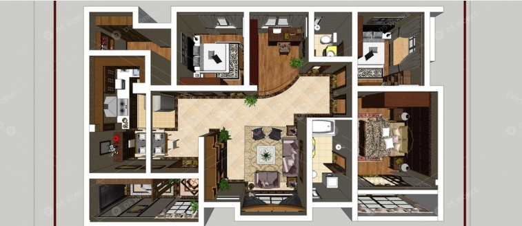 Studies 3D Models 4