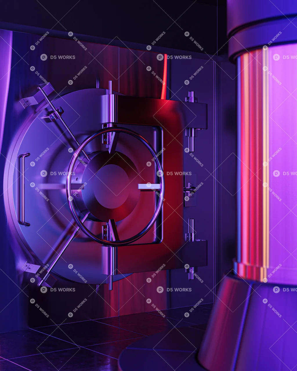Modern Bar 3d model thumbnail 5