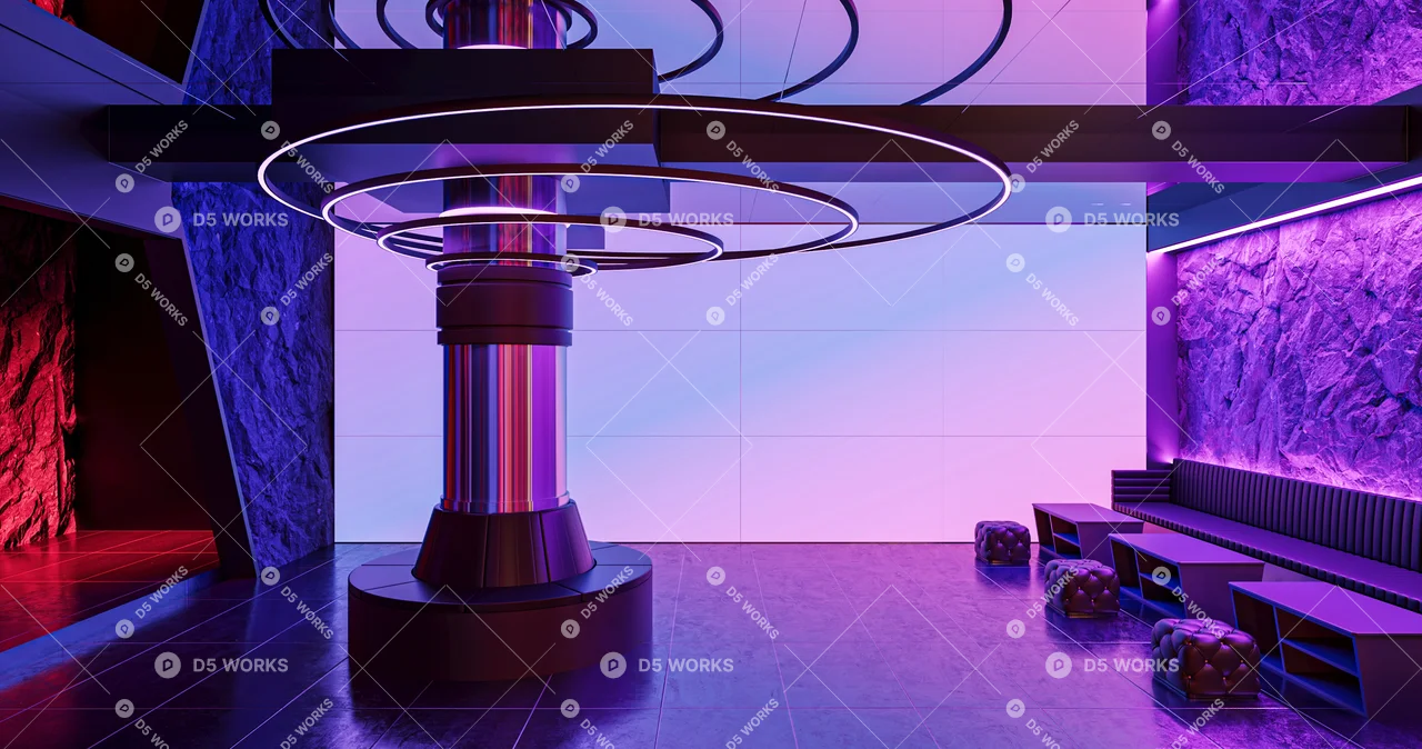 Modern Bar 3d model thumbnail 8