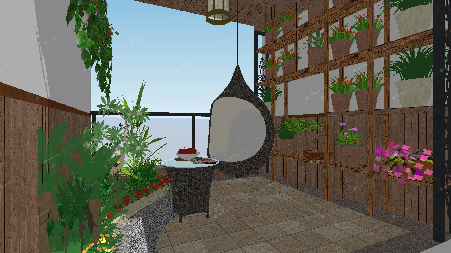 Gardens & Balconies 3D Models 5