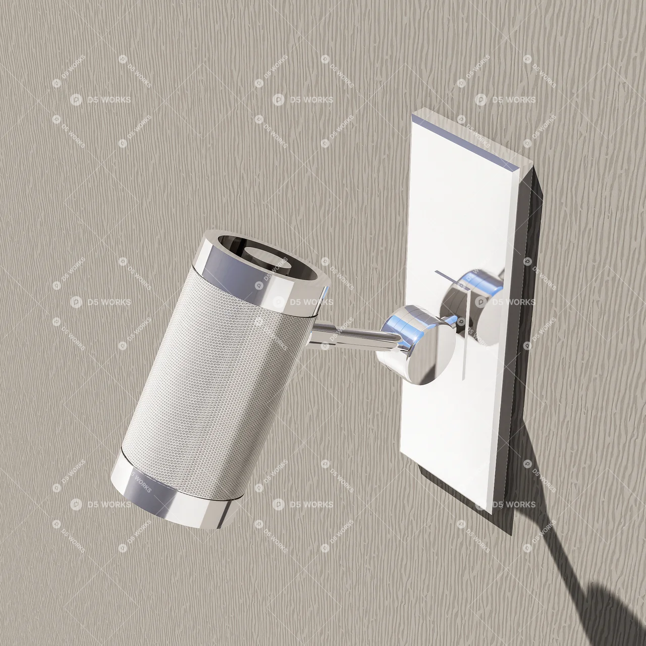 Adjustable Modern Wall Lamp 3d model thumbnail 4
