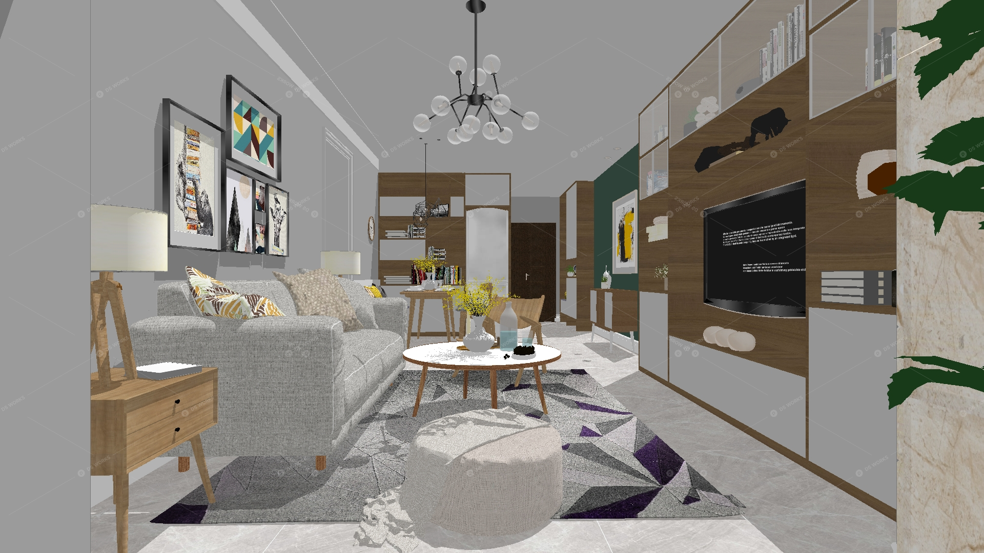 Living & Dining Rooms 3D Models 3