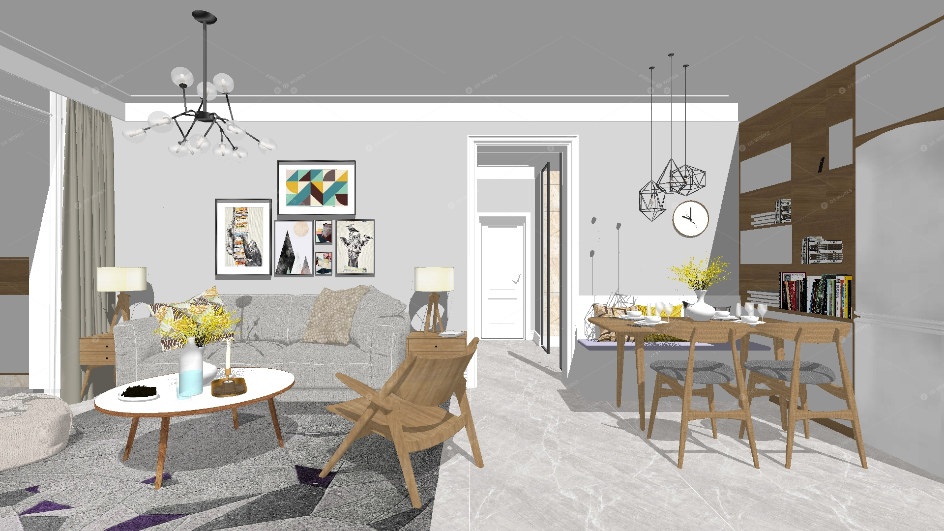 Living & Dining Rooms 3D Models