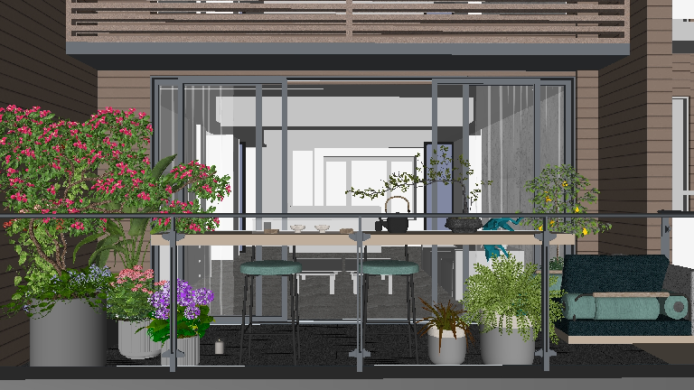 Modern Balcony (Home)