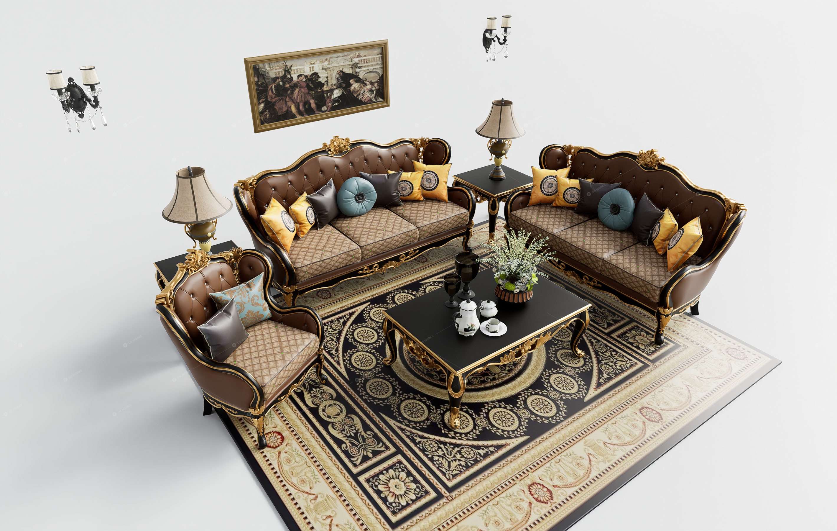 Furniture Sets 3D Models