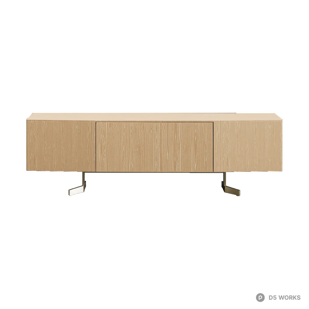 Campus TV Cabinet 3d model - Image 1