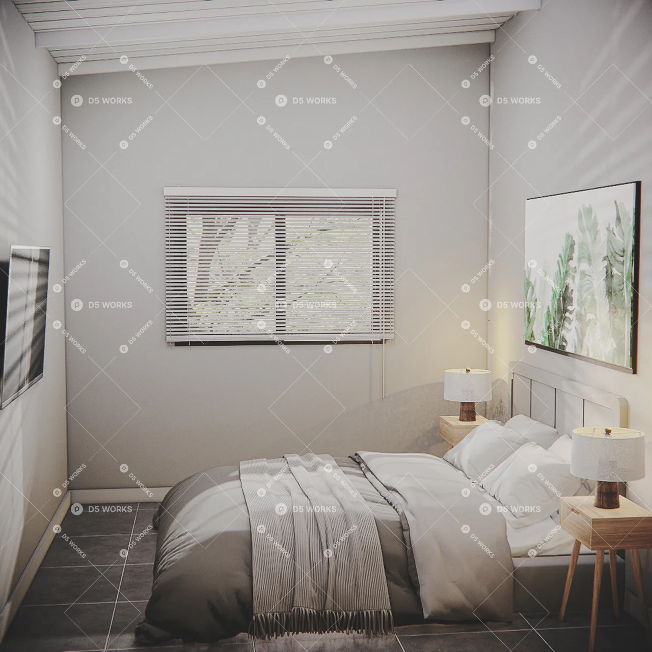 Modern Apartment Exterior 3d model thumbnail 3