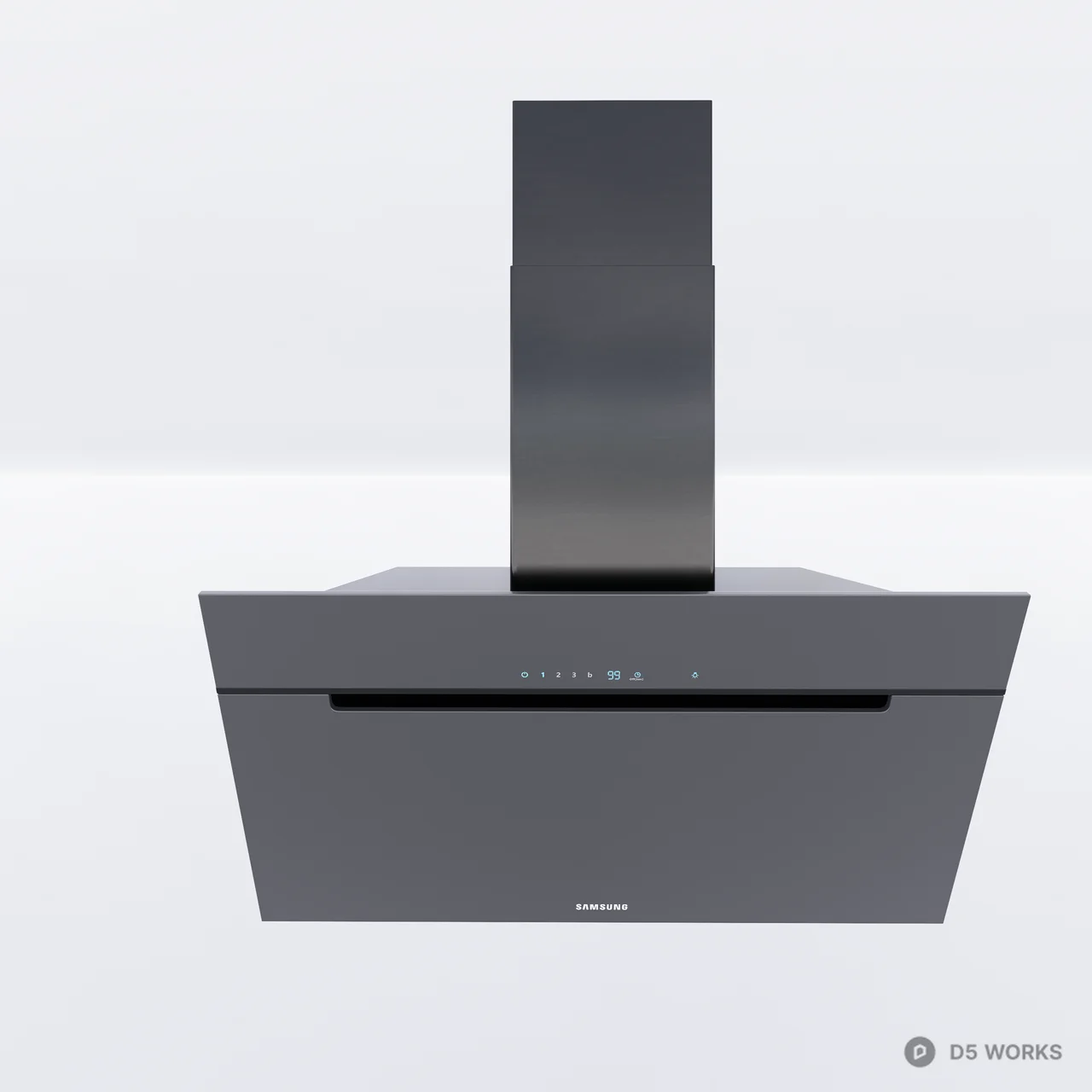 Modern Minimalist Range Hood 3d model - Image 1