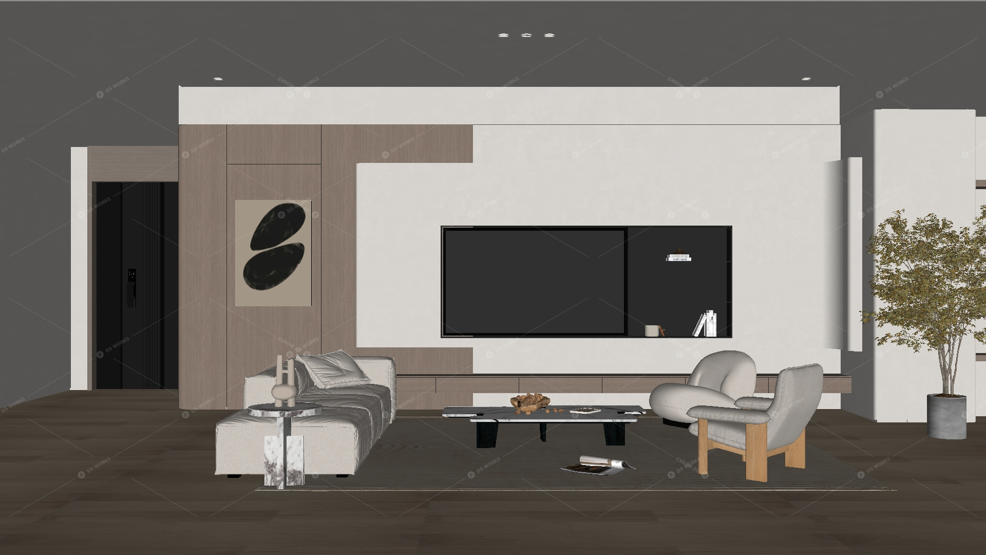 Living Rooms 3D Models