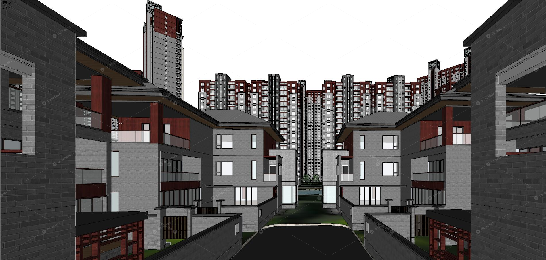 Courtyard Landscape 3D Models 9