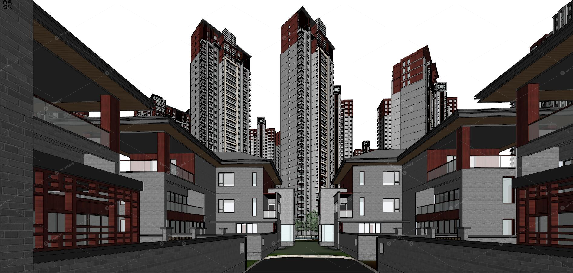 Courtyard Landscape 3D Models 2