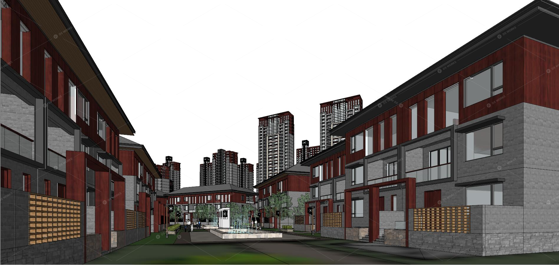 Courtyard Landscape 3D Models 6