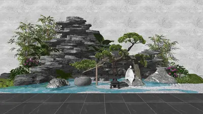 Chinese Rockery & Water Features