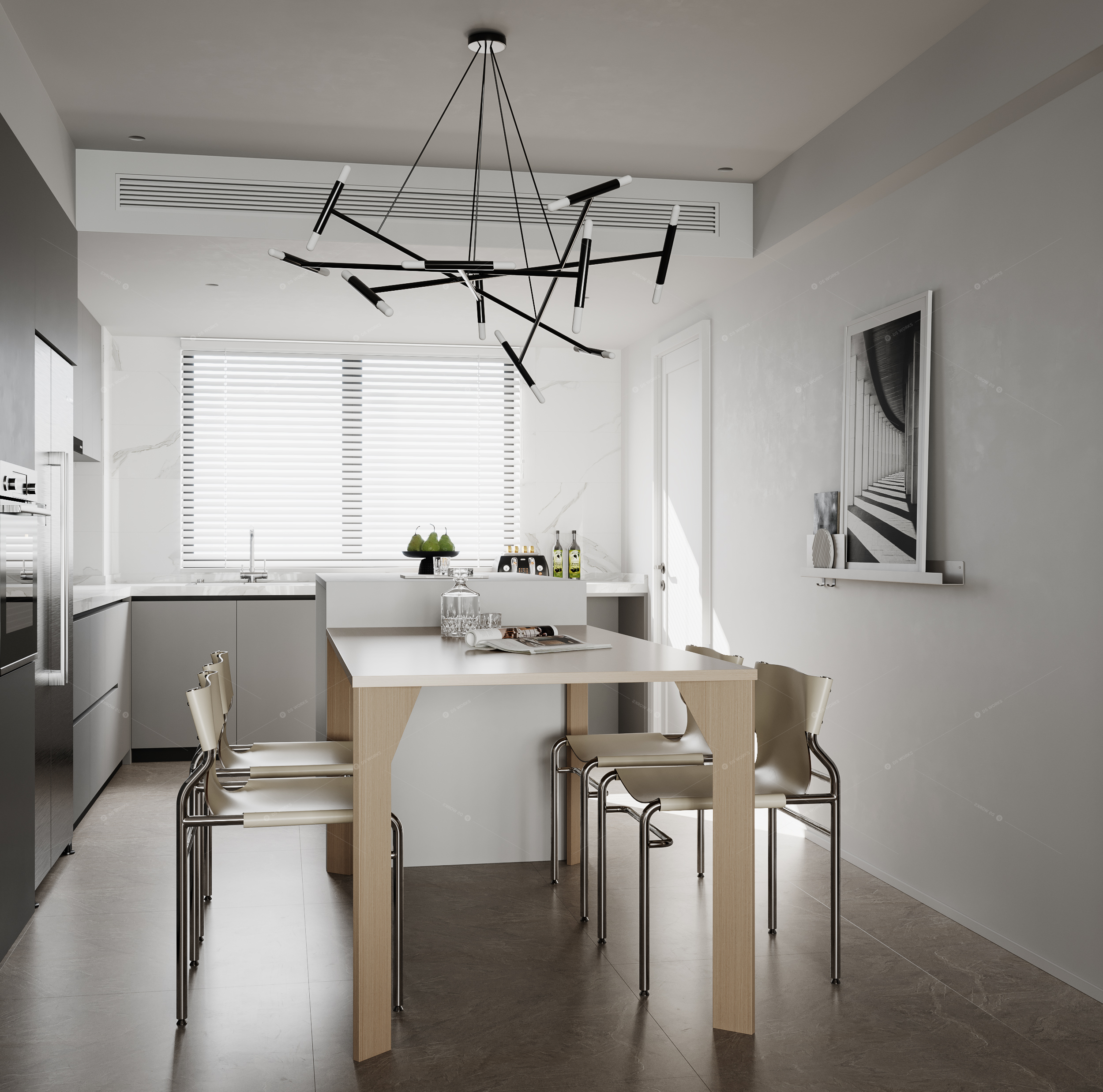 Living & Dining Rooms 3D Models 9
