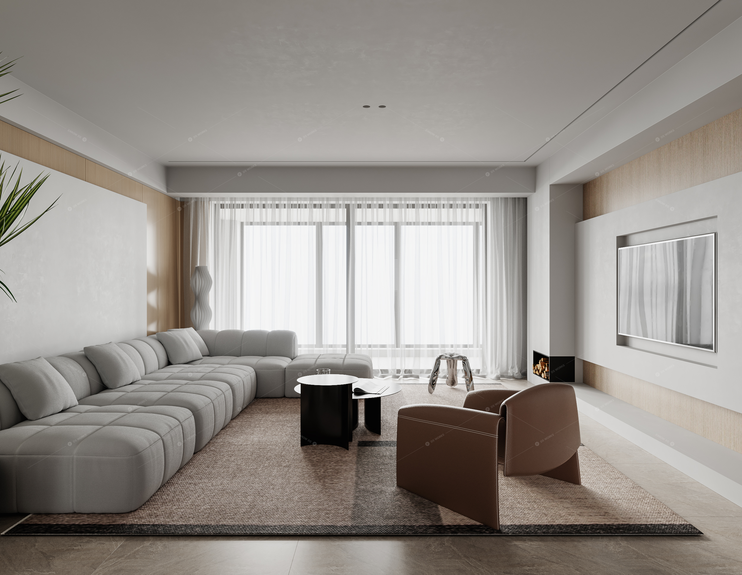 Living & Dining Rooms 3D Models 8
