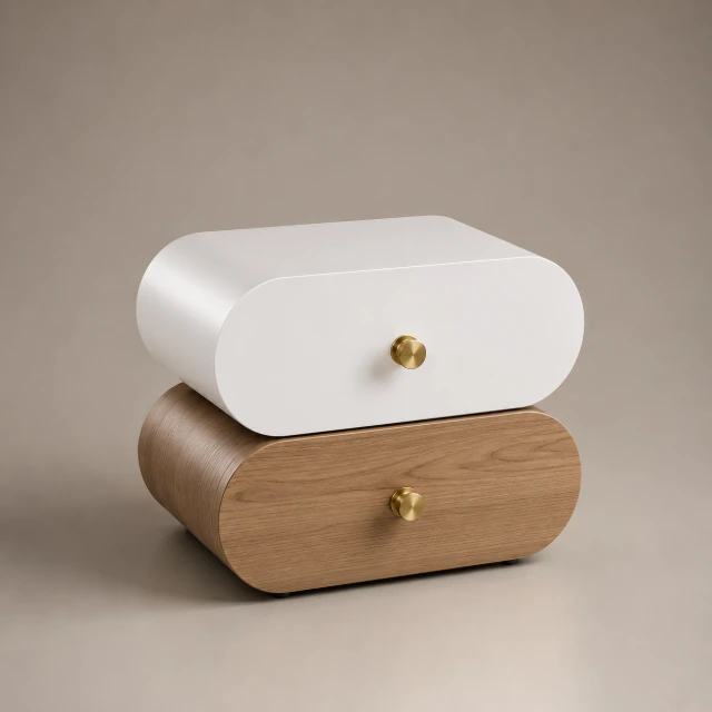 Modern Capsule Stackable Storage Drawers 3d model