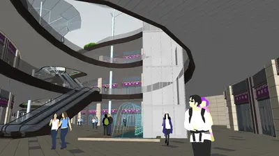 Modern Shopping Mall Spaces