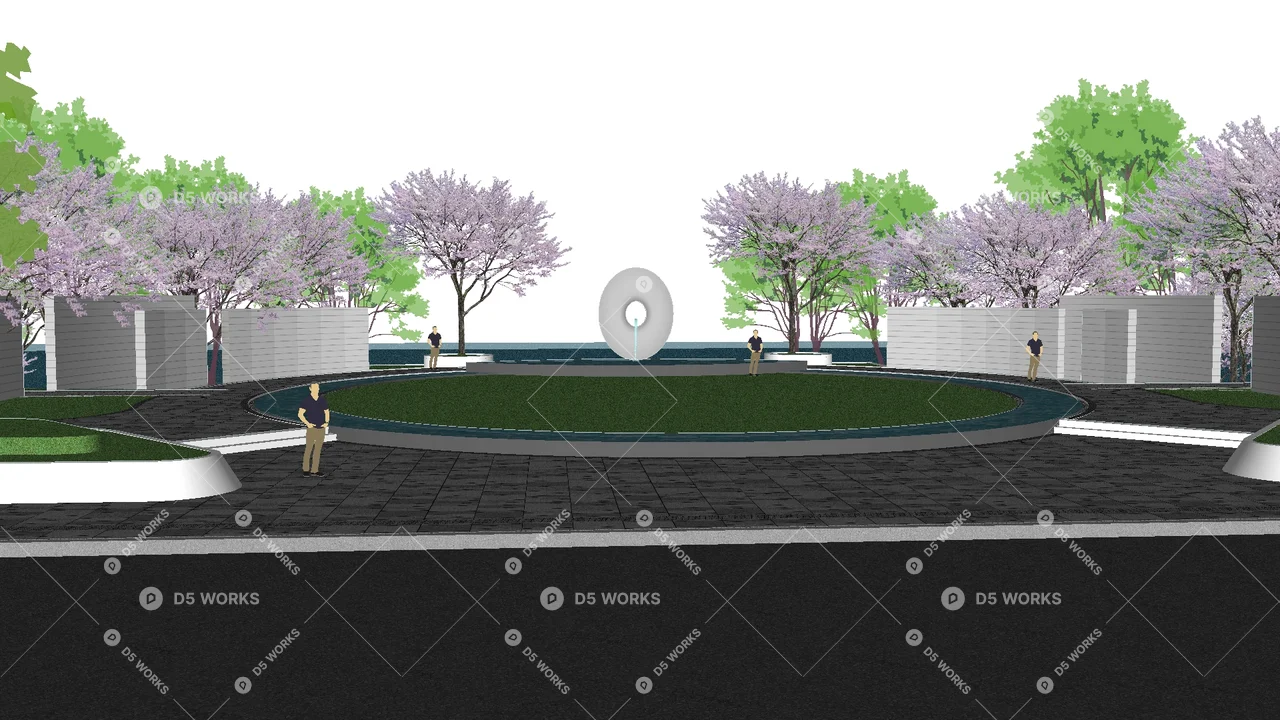 Park 3d model thumbnail 2