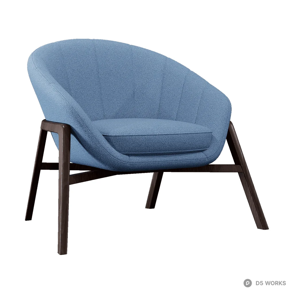 Cassia Armchair 3d model - Image 1