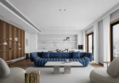 Modern Living & Dining Room