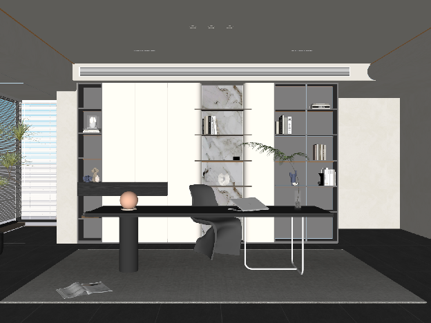 Modern Study Room