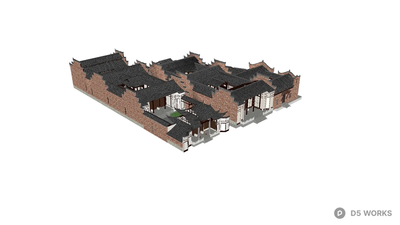Traditional Chinese Ancient Architecture 3d model - Image 1