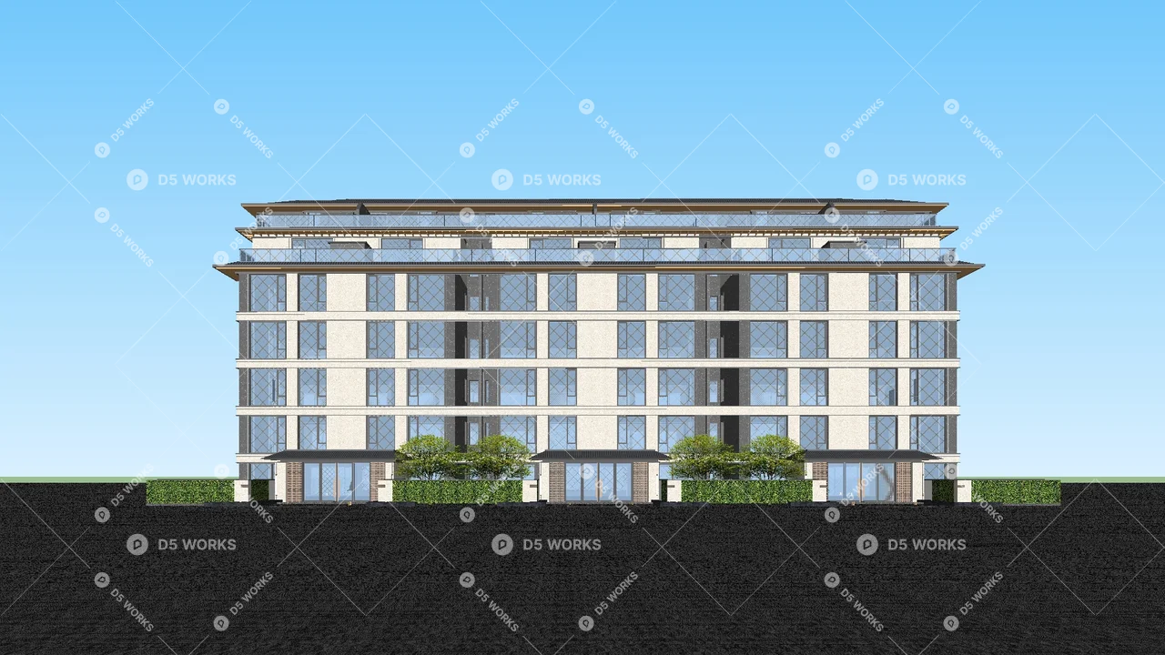 Multi-Family Residence 3d model thumbnail 3