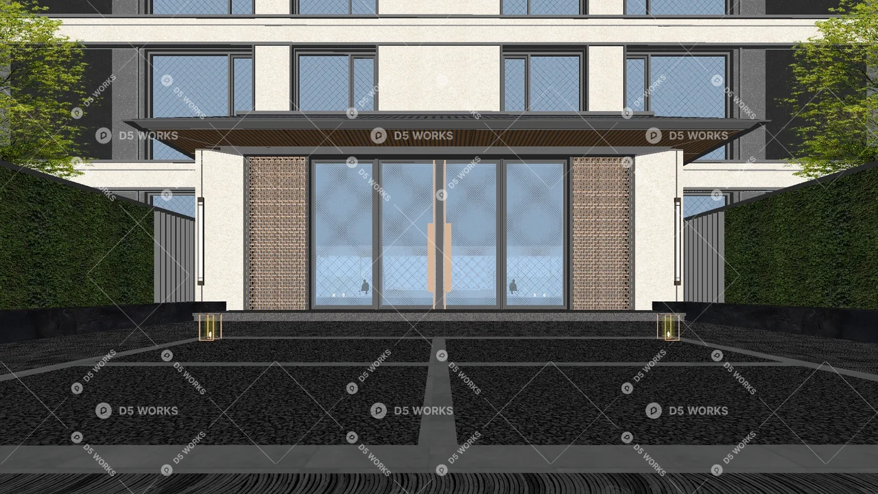 Multi-Family Residence 3d model thumbnail 2