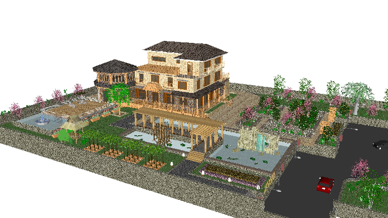 Modern Homestay Building