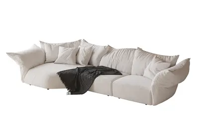 Organic Form Multi Seat Sofa 3d model