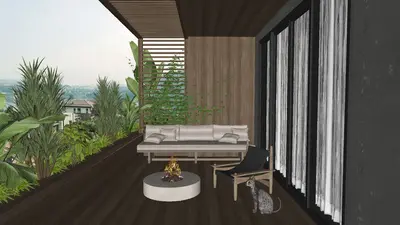Organic Modern Balcony (Home)