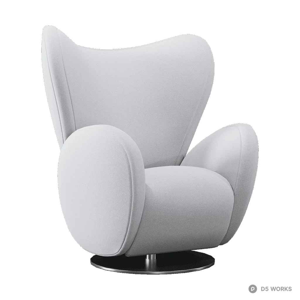 Fiorita Armchair 3d model - Image 1