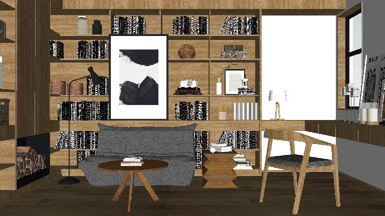 Modern Study Room