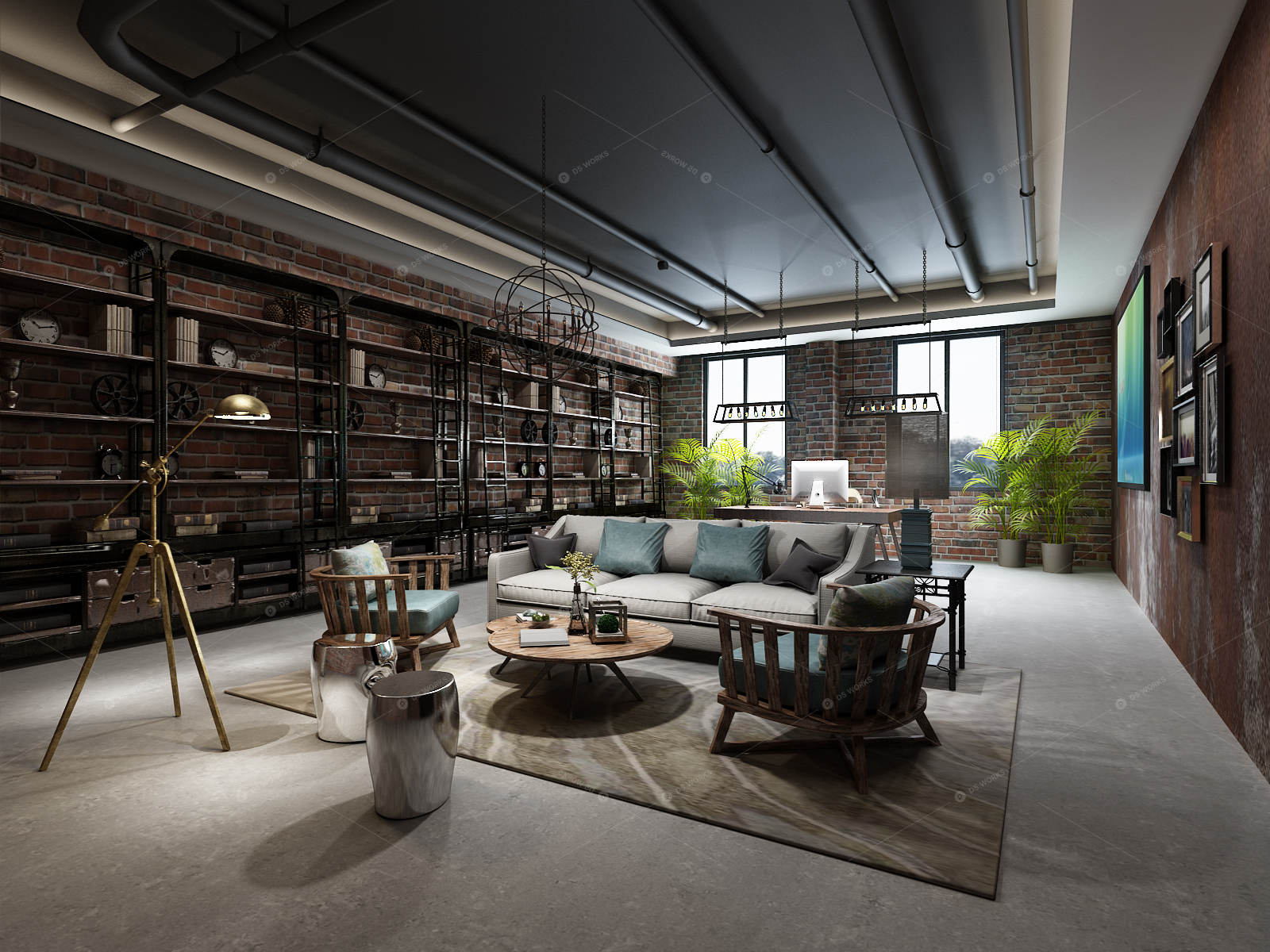 Office Spaces 3D Models
