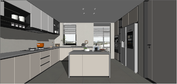 Modern Open Kitchen